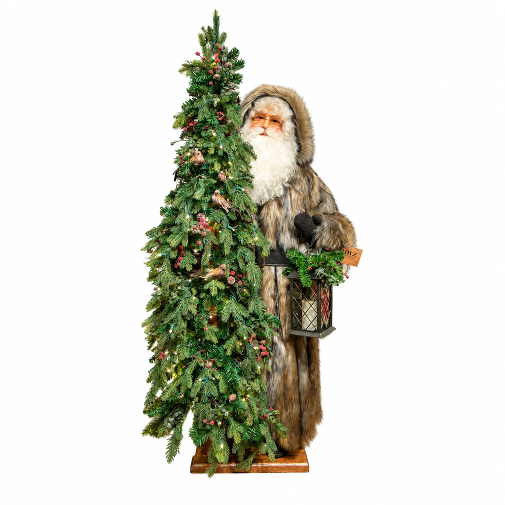 Santa Winter Berry 57"