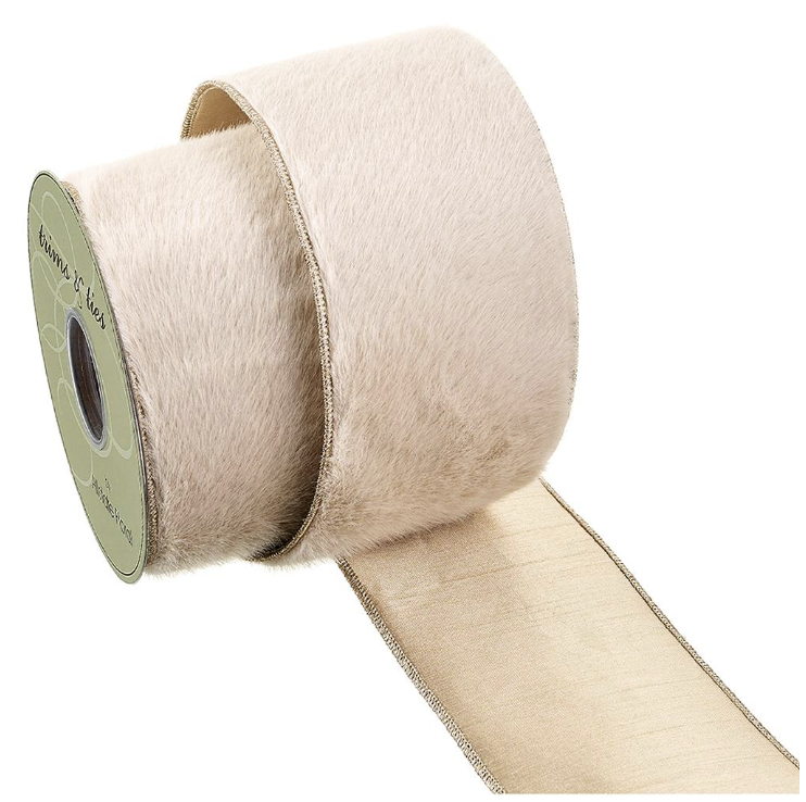 Liston Beige Fur 4" x 10Y