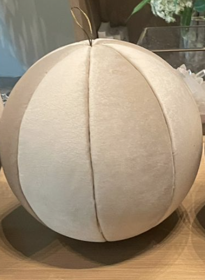 Esfera Terciopelo Beige Jumbo