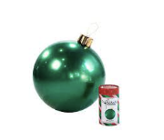 Esfera Verde Vintage Inflable 18"