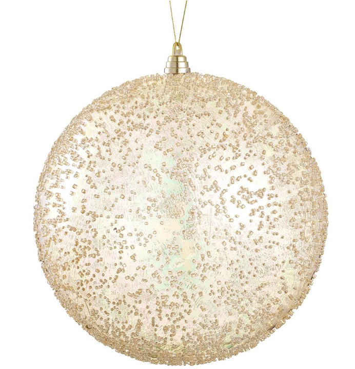 Esfera Oro Hielo 12"