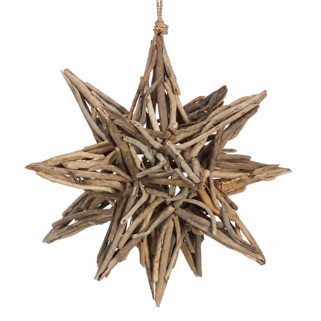 [XN5915-BR/WW] Estrella Madera Chico 18"