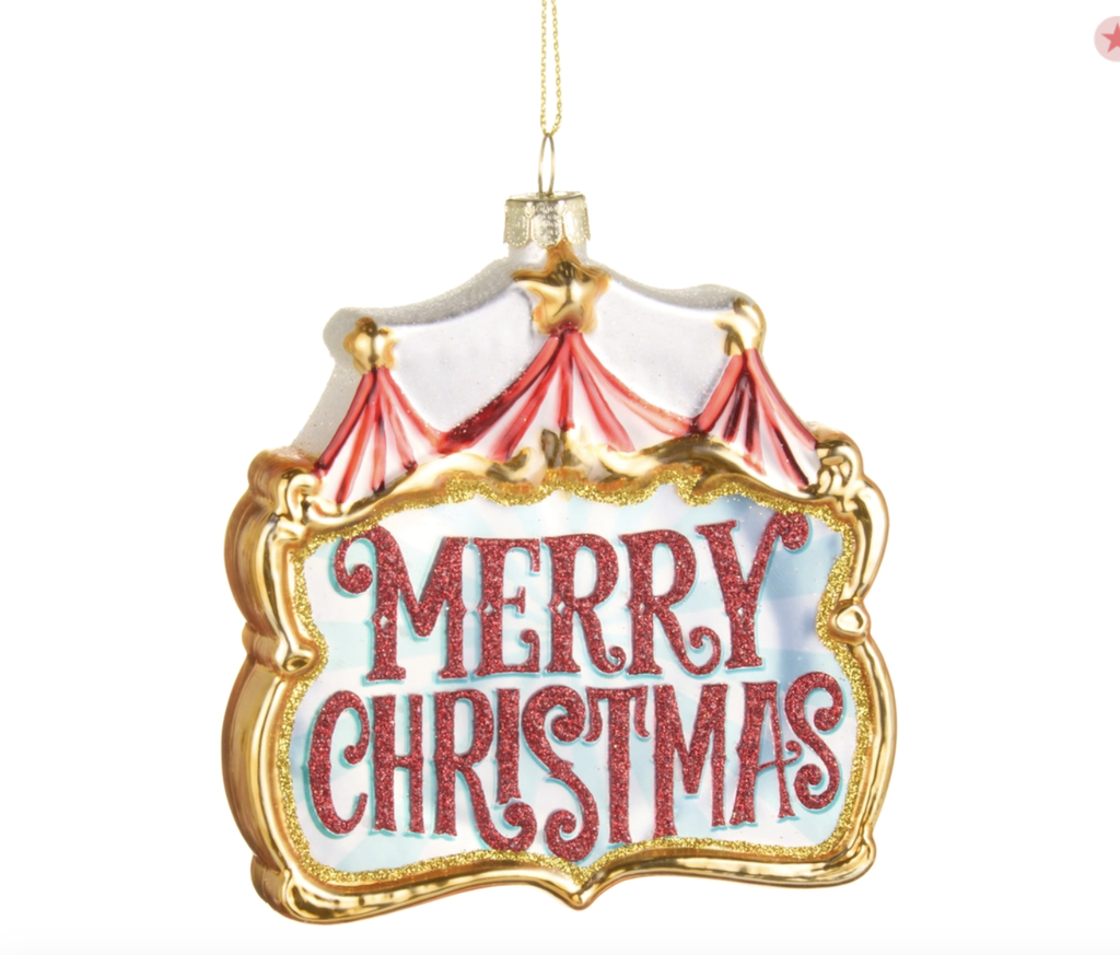 Colgante Merry Christmas 4.25"