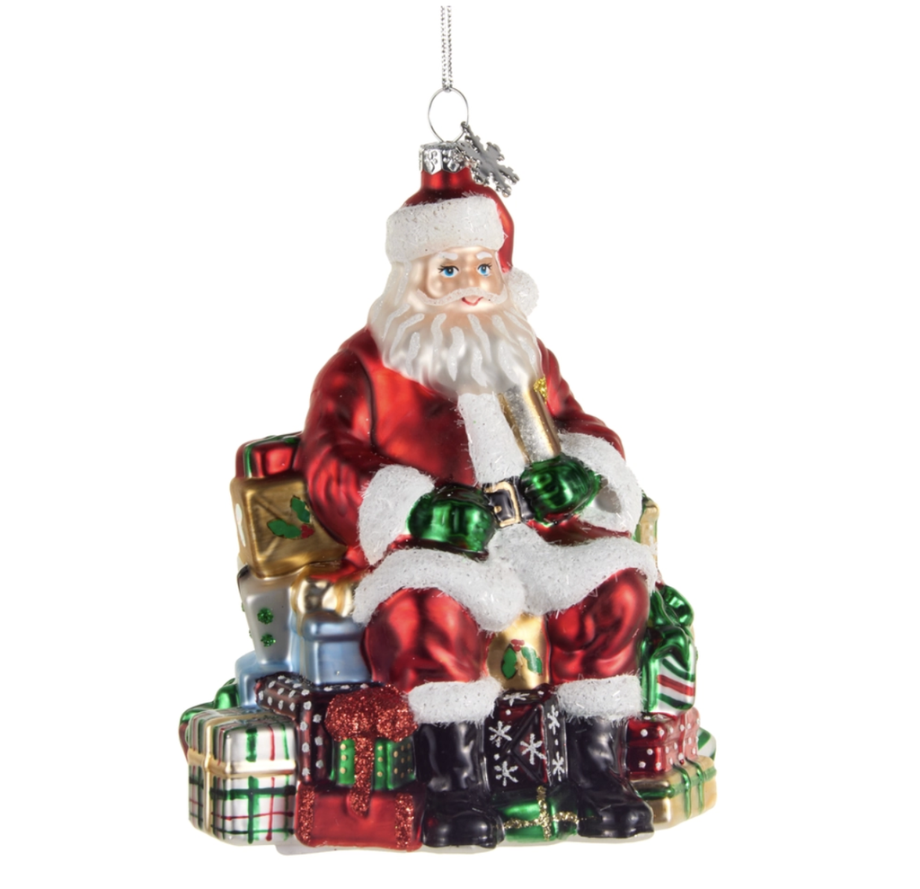 Colgante Santa Regalos 5"