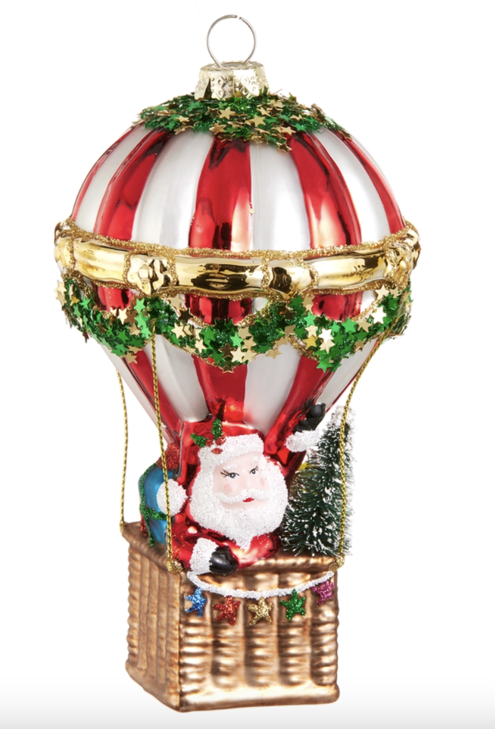 [4624998] Colgante Globo Aerostatico Santa 8.5"