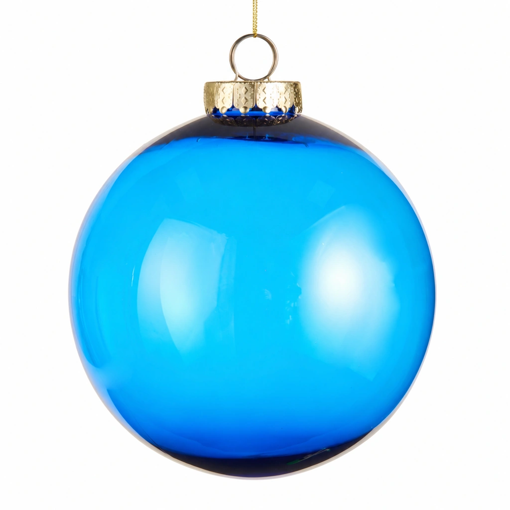 [4632874] Esfera Azul Transparente 6"