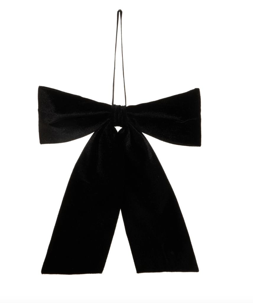 [4631124] Moño Negro Terciopelo 12.5"