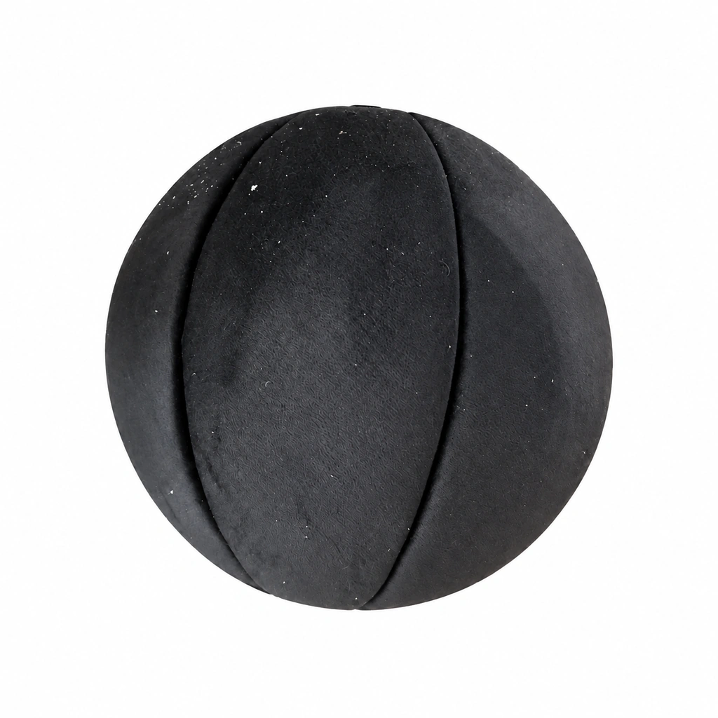 Esfera Terciopelo Negro Extra Grande 30cm