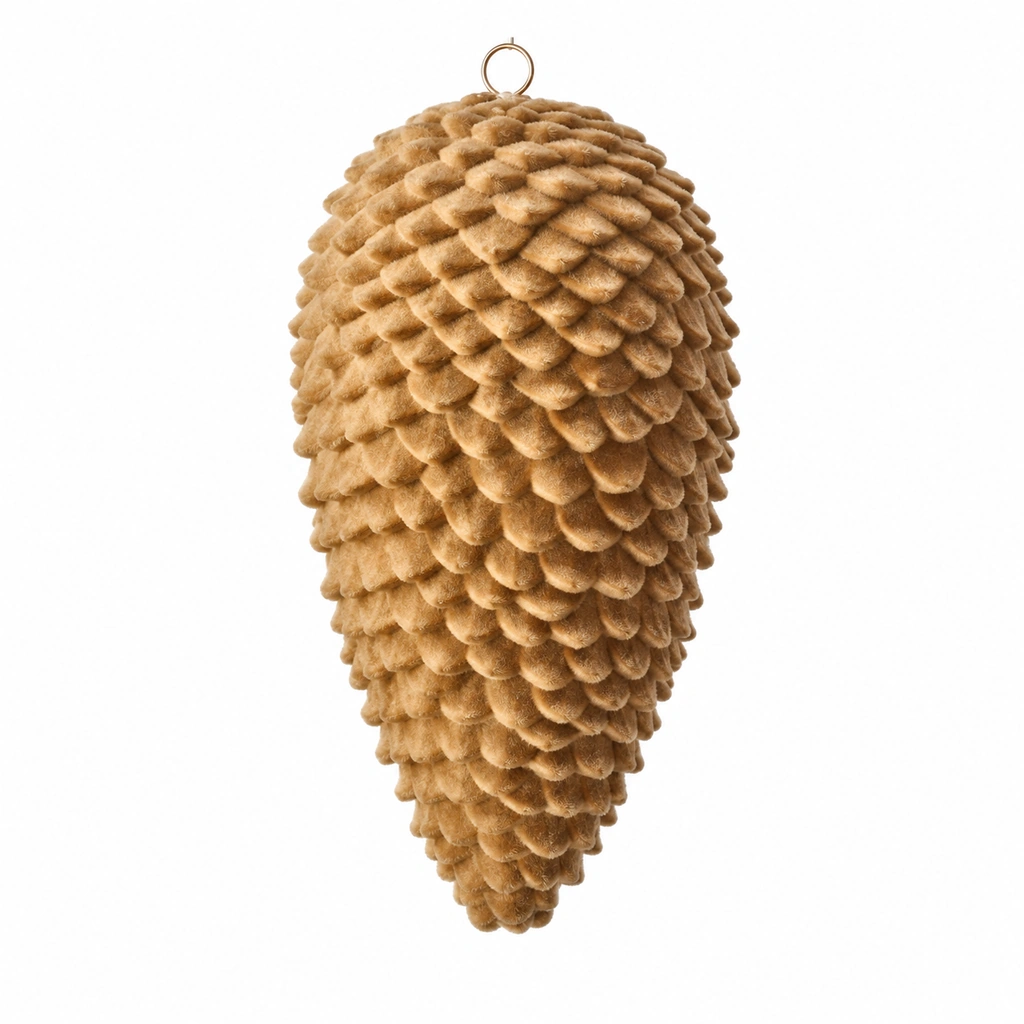 Piña Beige Terciopelo 12"