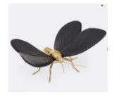 Mariposa Negro Mate