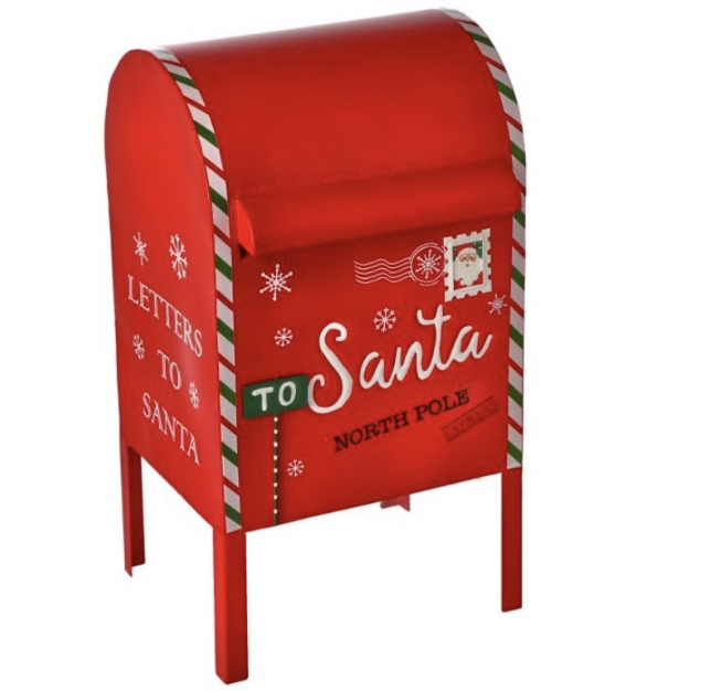 Buzon Rojo Santa Metal 