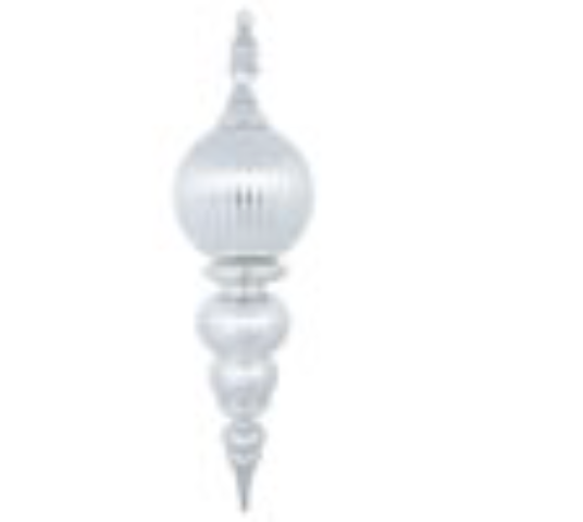 Finial Plata 28"