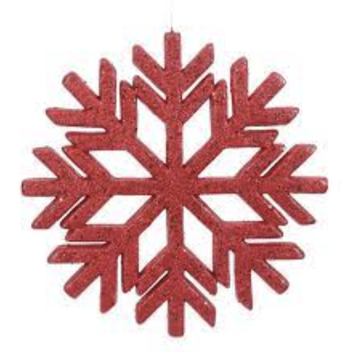 Copo Rojo Glitter
