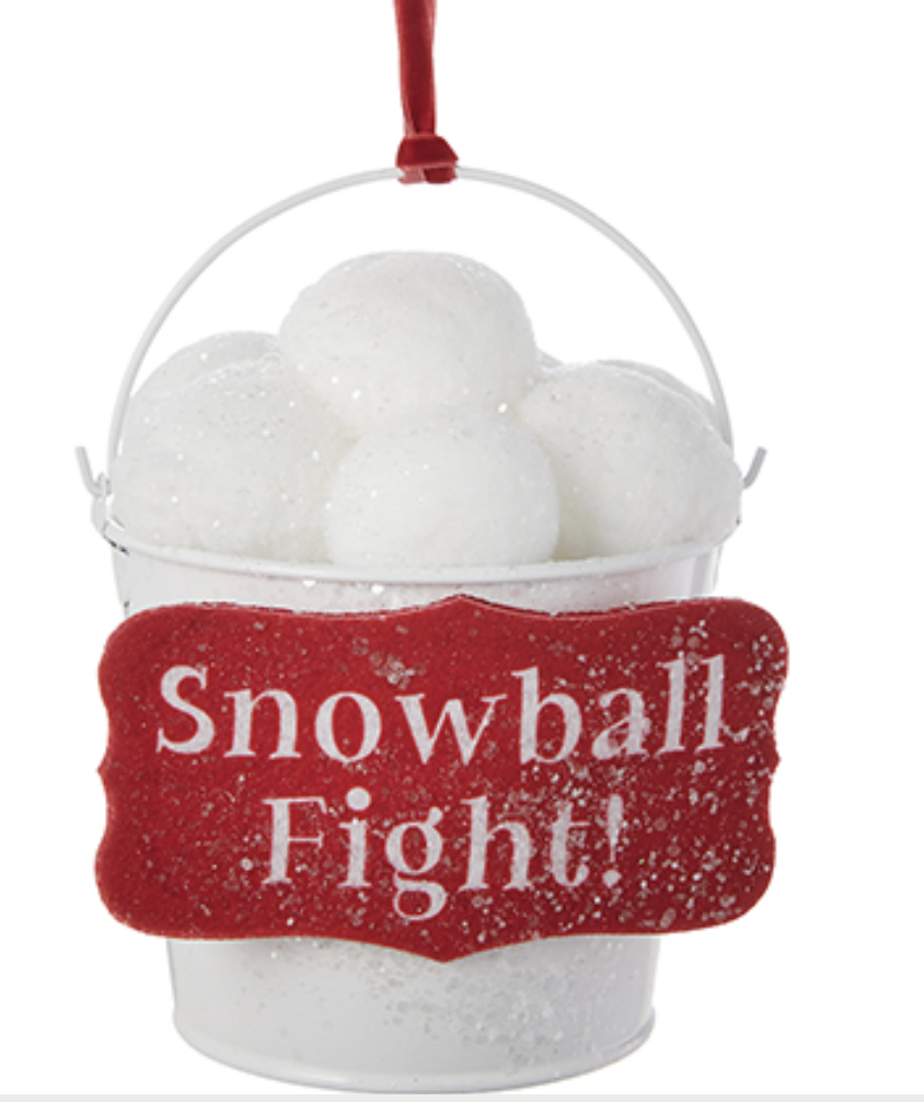 Cubeta Blanco Snowball Fight