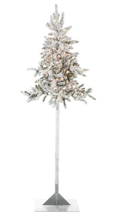 Pino Nieve Tronco Alto 6'X37" 100Led(Ec) 