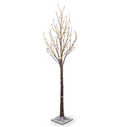 Arbol Nieve Base Alta Led 5.5'