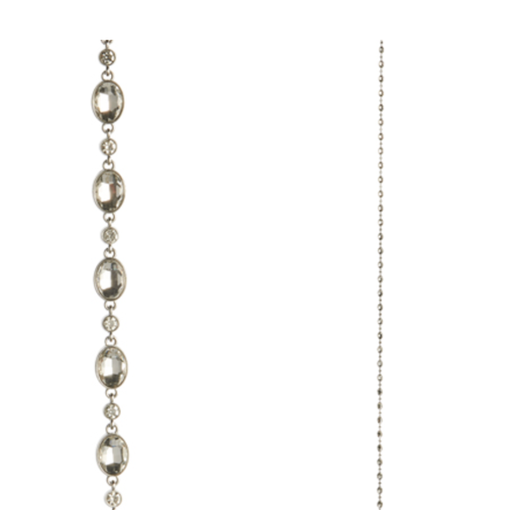 [G4516358] Guirnalda Piedra Plata 6"