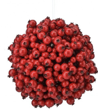 [XBF001-RE] Esfera Rojo Berry 8"