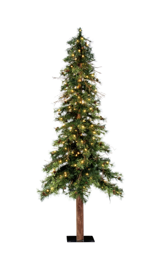 [A801971LED] Pino Verde  Piñas 7'x44" 250LED