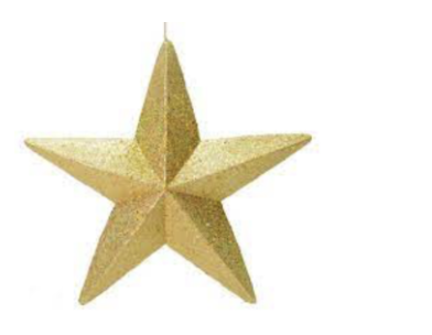 [L180108] Estrella Oro Glitter