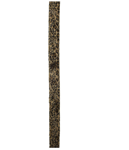 [XKG353-BR/GO] Liston Animal Print Pelo 5"x10 Yardas
