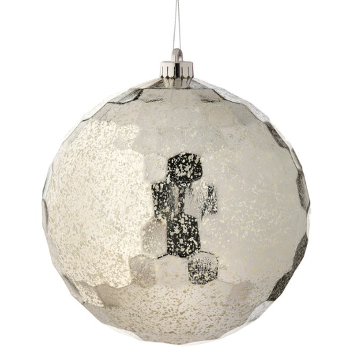 [MTX60760SILV] Esfera Plata Hammered 200mm